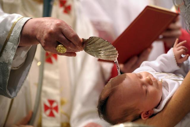 Pope Celebrates Baptism Of Children At The Sistine Chapel
