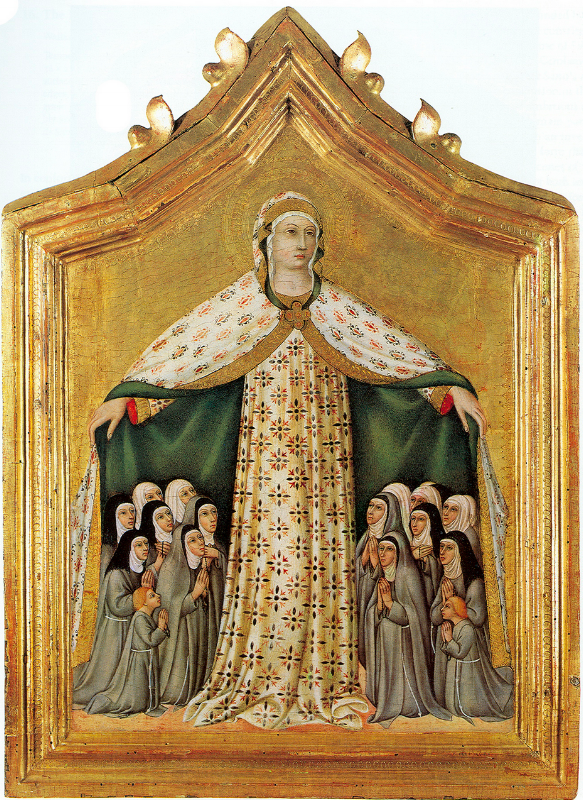 Virgin of Mercy, Sano di Pietro, 15th century;